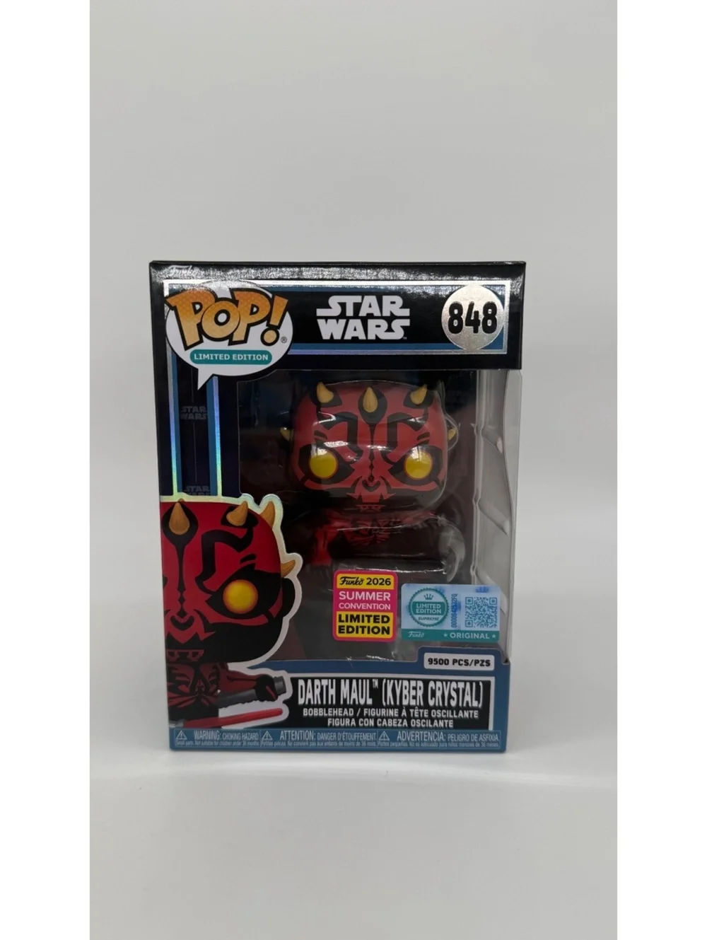 Funko Pop! Star Wars Darth Maul Kyber Crystal #848 Summer Con 2026 LE